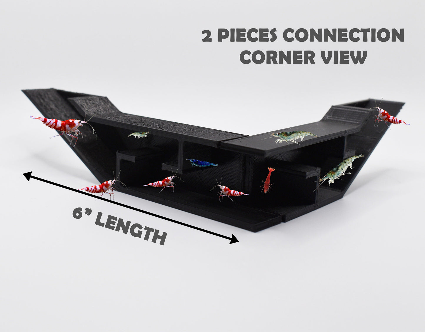 3 Piece Connected Shrimp Underground Tunnel