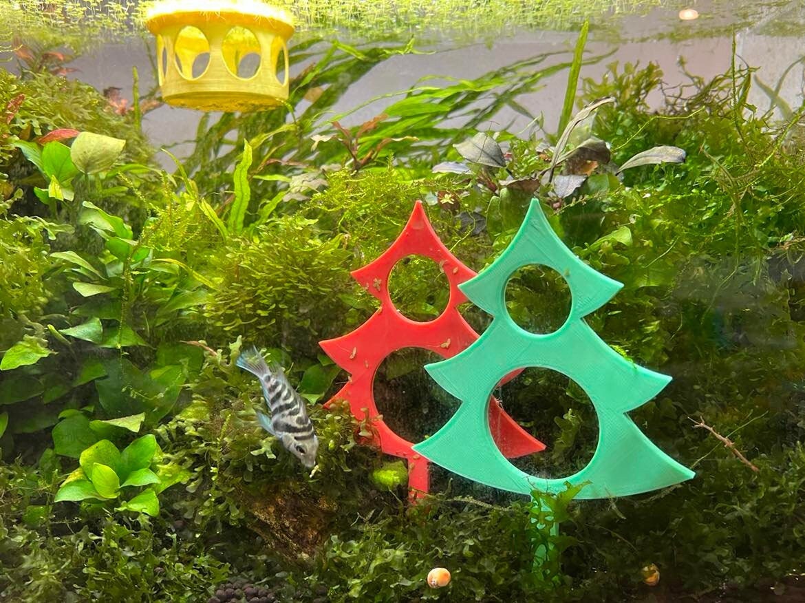 Aquarium Christmas Trees (Pack of 2)