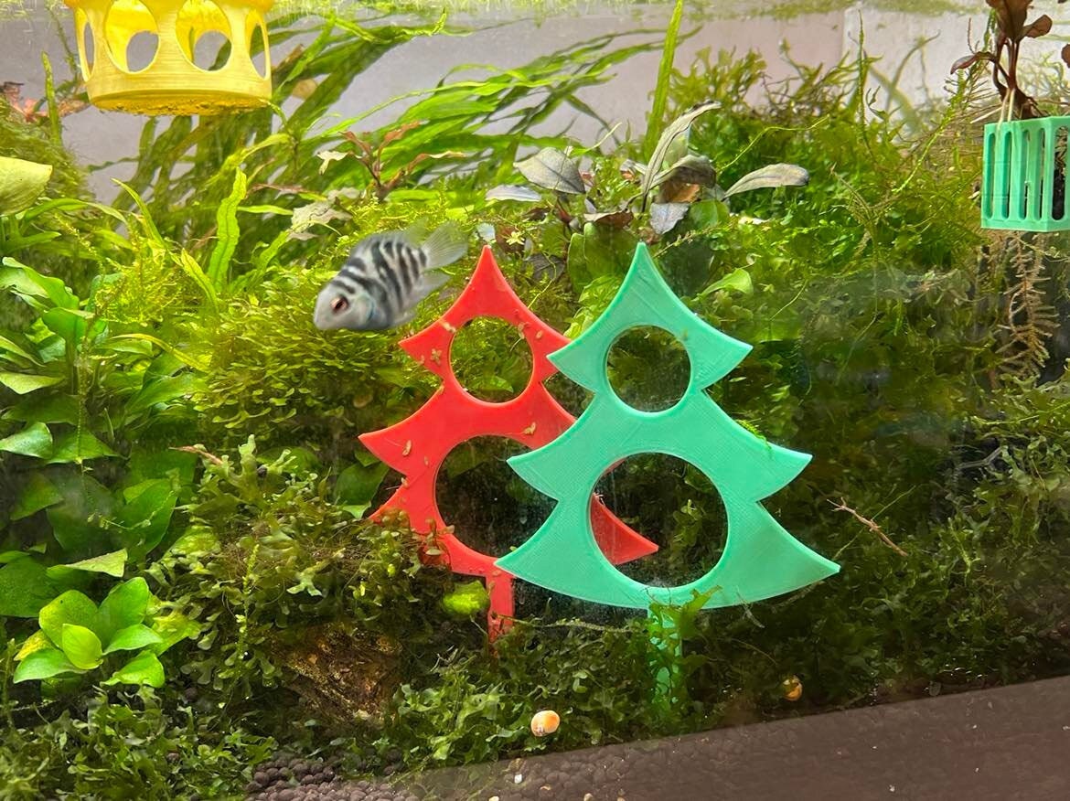 Aquarium Christmas Trees (Pack of 2)