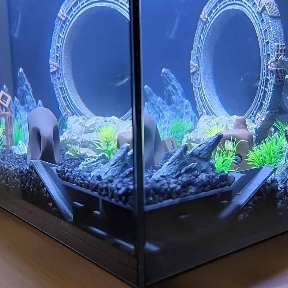 Underground Corner Shrimp Tunnel - Two Pieces Connection