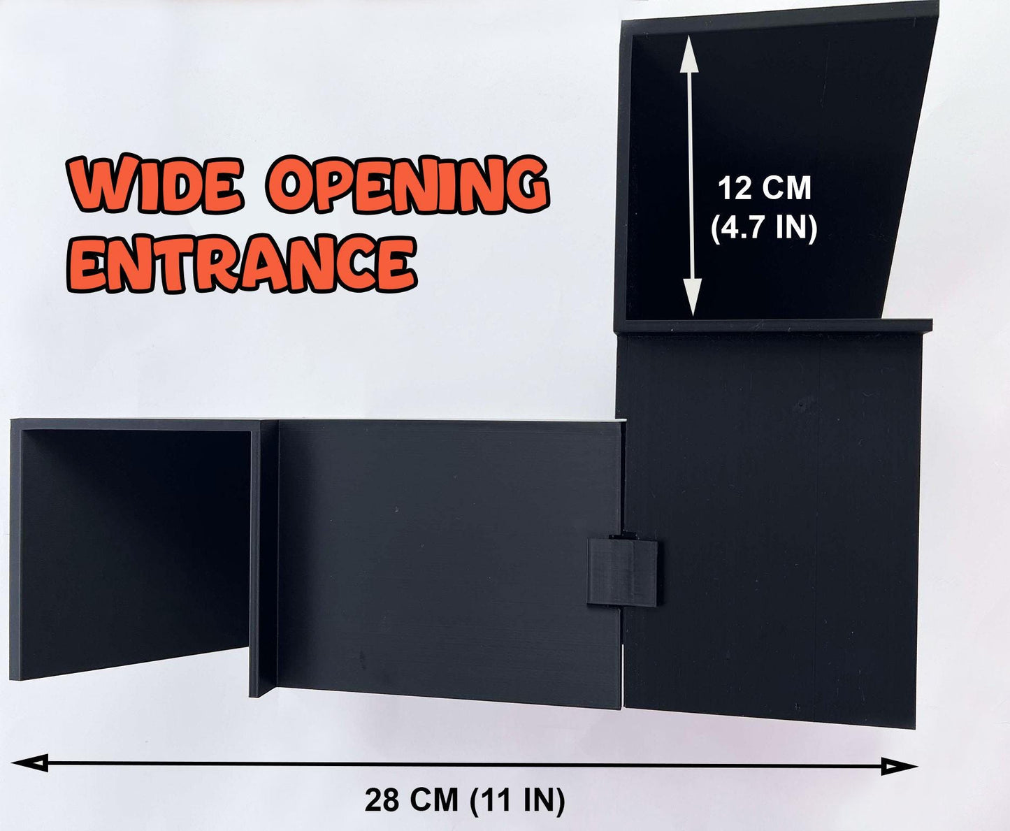 Aquarium Giant Shelter Tunnel For Axolotl and Pleco, Ultra XXL Size