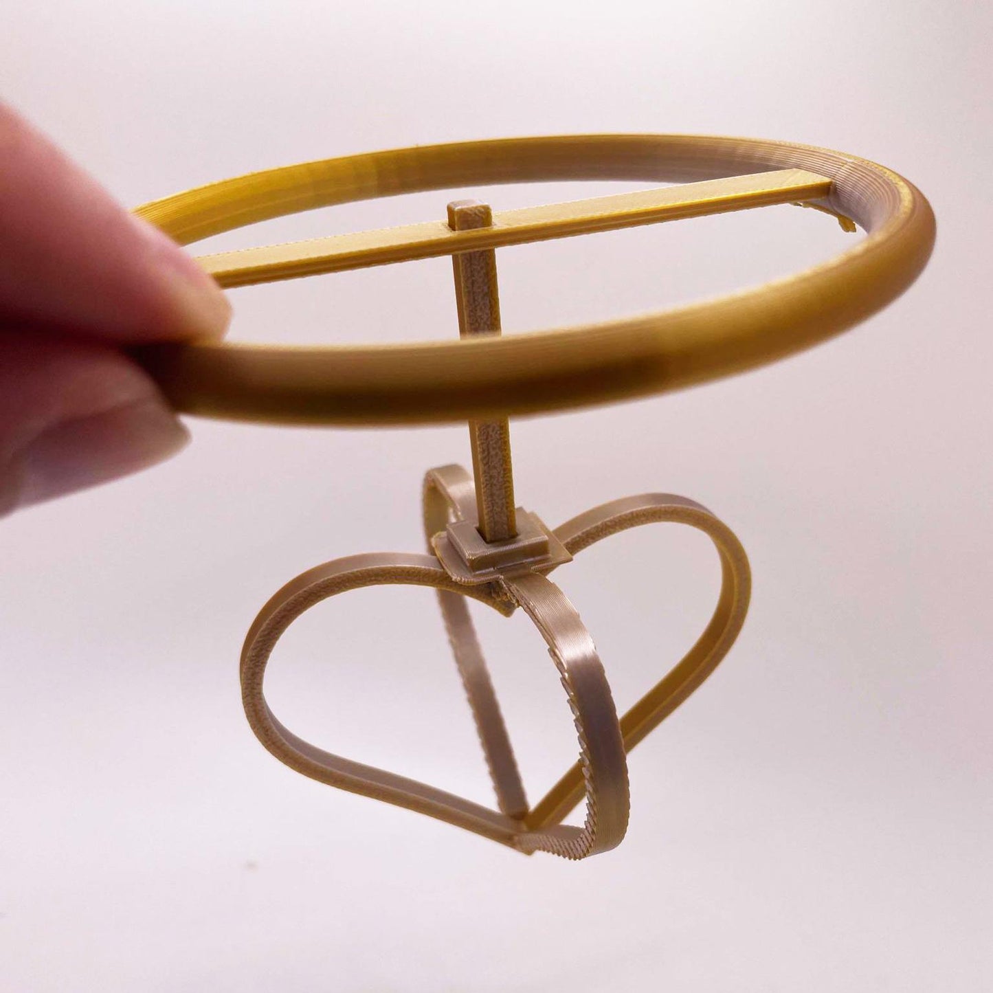 Active Floating Betta Ring Heart Shape