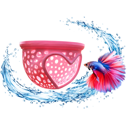 Aquarium Heart Floating Betta Fish Training