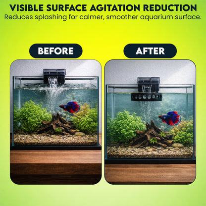 Aquarium Filter Baffle For ALL HOB Filter Systems