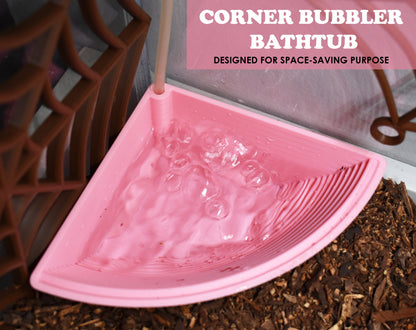 Hermit Crab Corner Bubbler Bathtub