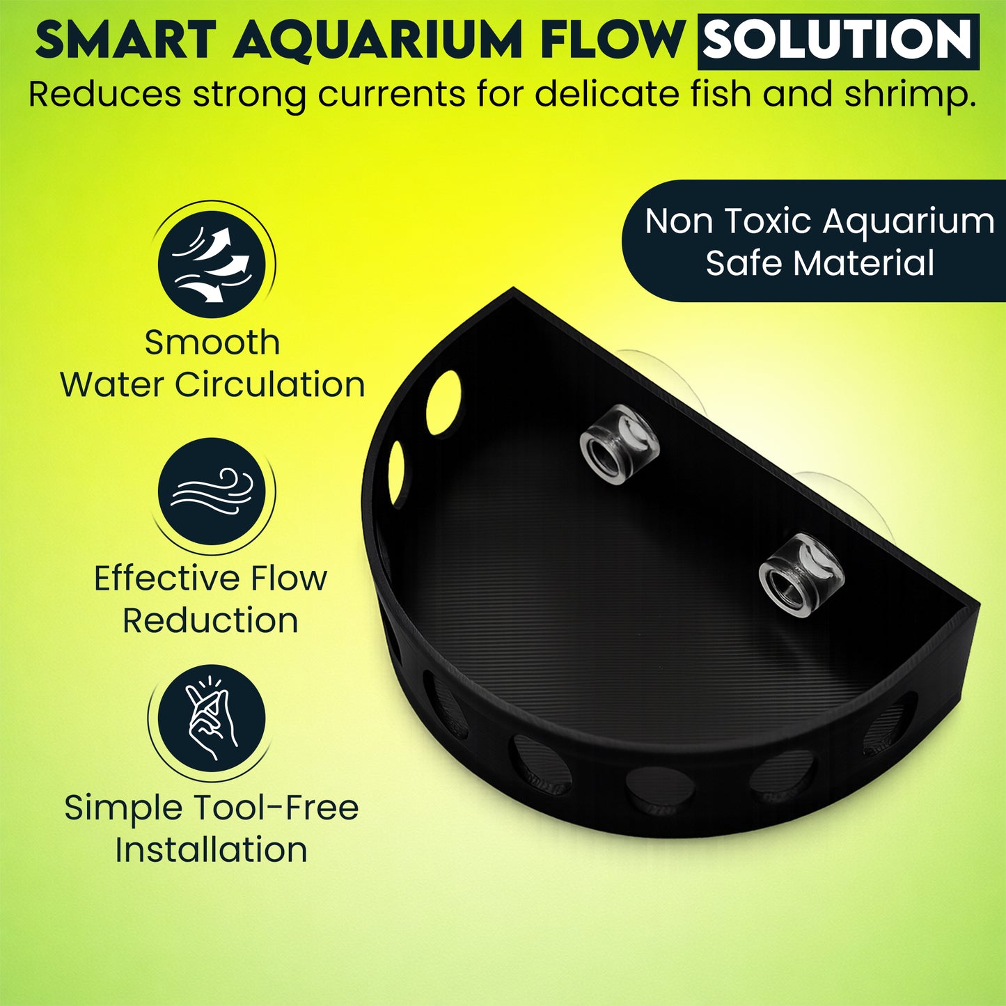 Aquarium Filter Baffle For ALL HOB Filter Systems