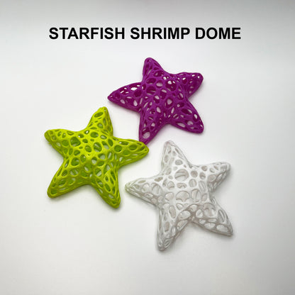 Starfish Shrimp Dome Decor, Shrimp Home Cave and Hideout for Baby Shrimps