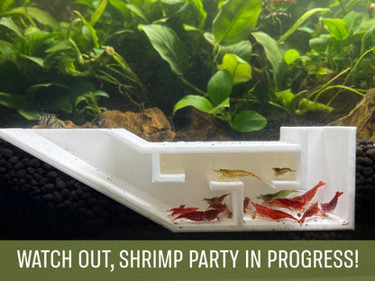 Shrimp Party Tunnel, 3D-Printed Shrimp Tunnel Redefining Underwater Elegance, Complete with an Exquisite VIP Room, Fast Shipping from Canada
