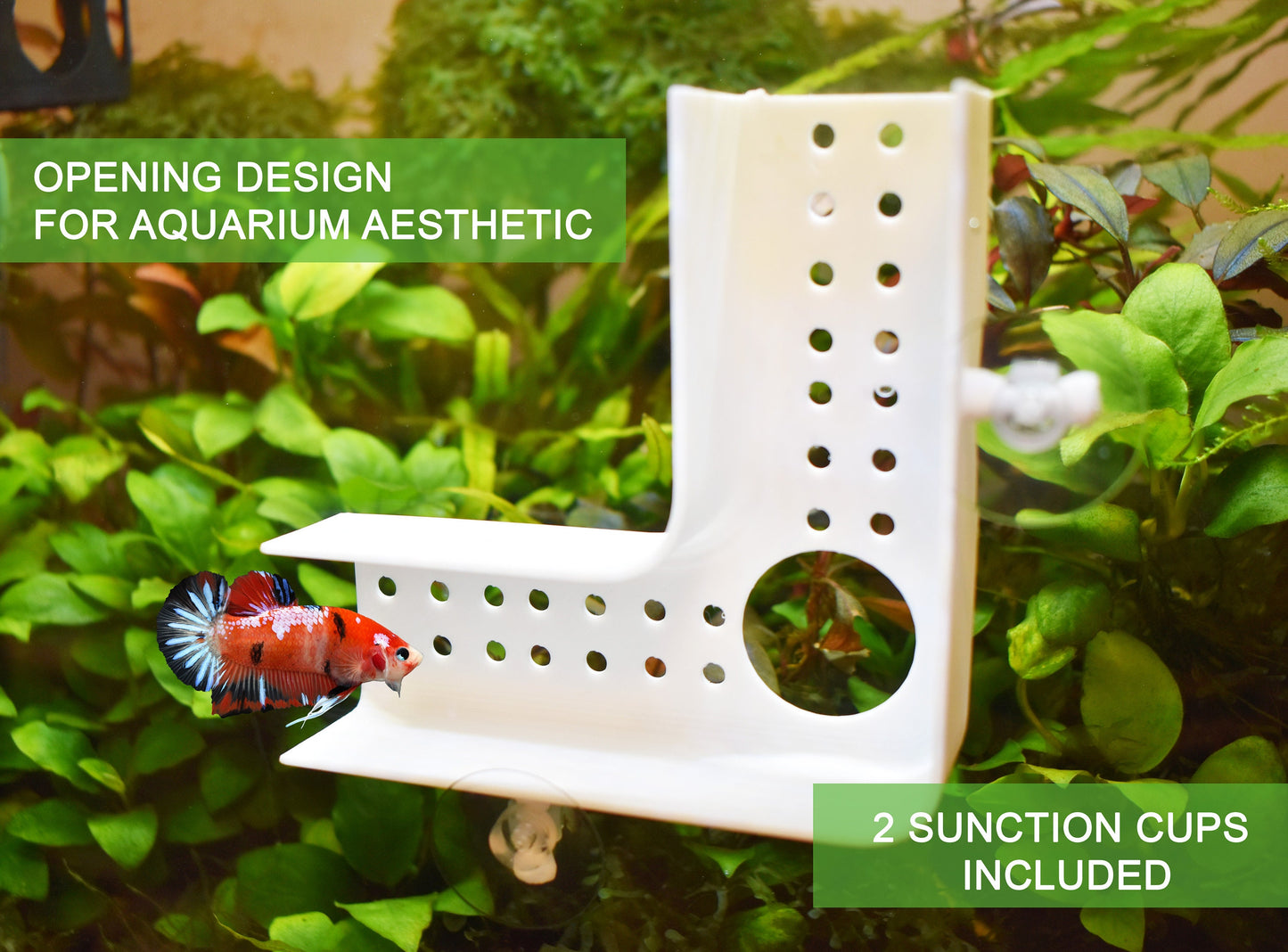 L Shape Betta Play Tunnel with Suction Cups