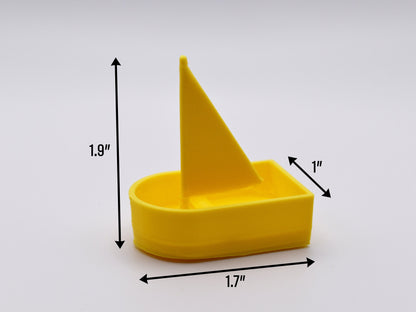 2 Mini Floating Sailboats
