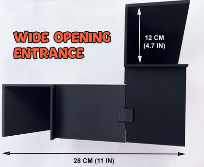 Aquarium Giant Shelter Tunnel For Axolotl and Pleco, Ultra XXL Size