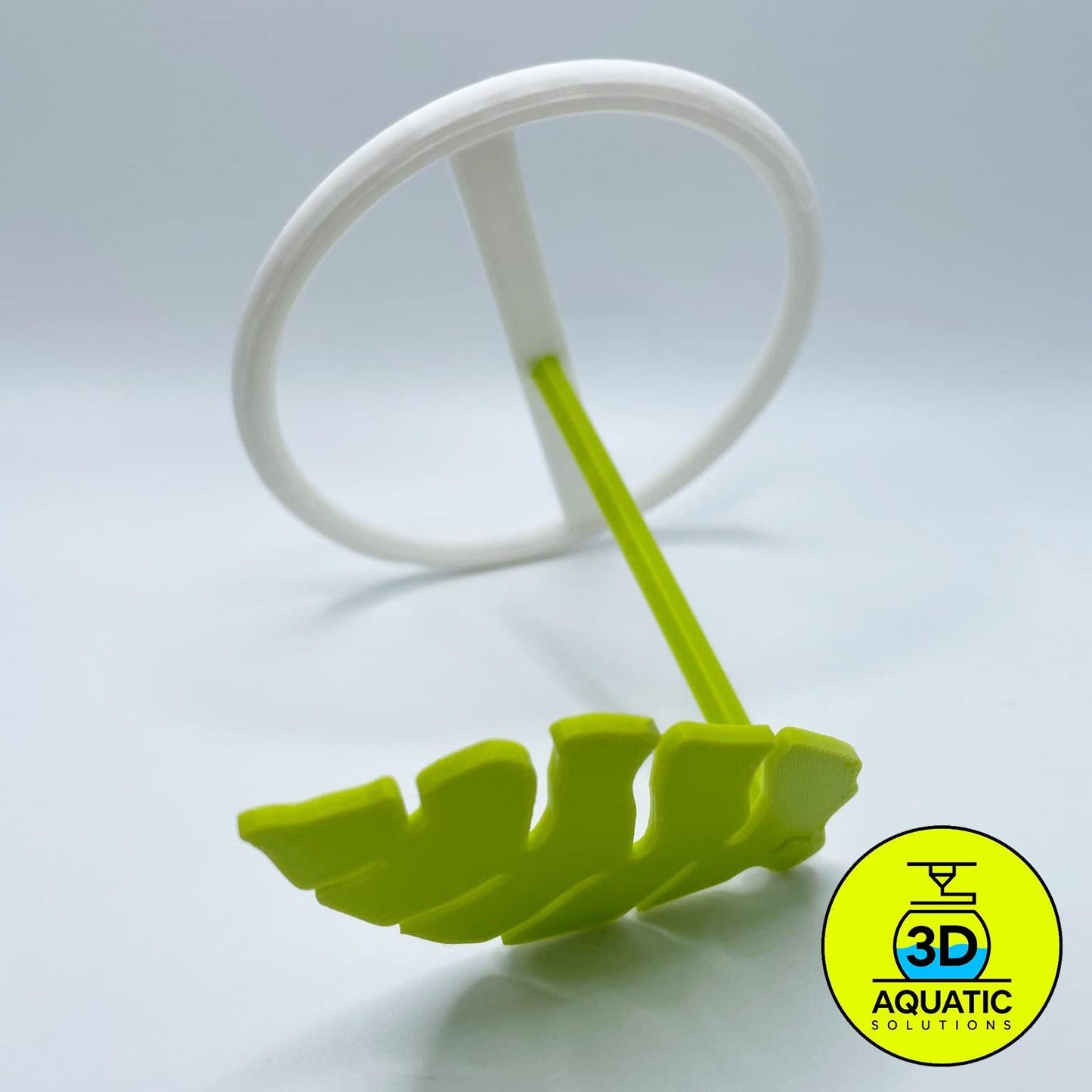 Active Betta Leaf Hammock with Floating Ring. 3D Printed Betta Resting Leaf. Betta Loop Ring for Feeding Time, 2-in-1 Betta Ring. Fast Ship.