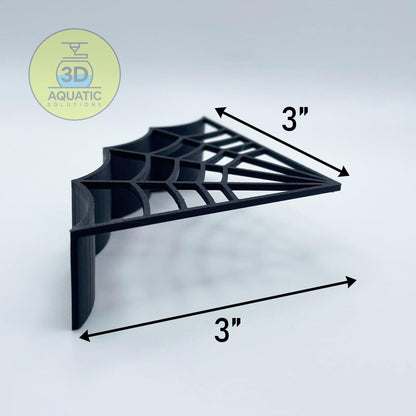 Spider Corner Shrimp Guard To Prevent Predator Fish. Halloween Theme Shrimp Protector Guard to Keep Peace in Shrimp and Betta Tank.