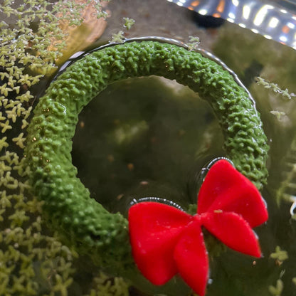 Christmas Wreath Fish Feeder