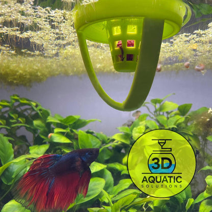 Floating Betta Feeder, Stress Relief, Boredom Reduction, and Clean Feeding for Happier, Healthier Bettas  with Fun, Focused Feeding Sessions
