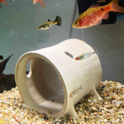 Giant Axolotl Natural Hiding Log.