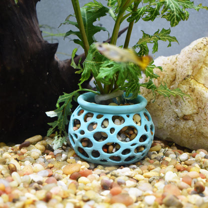 Aquarium Plant Pot Holder. Plant Holder For Aquatic Plants. Promoting Healthy Root Growth. Fish Tank Aesthetic. Fast Shipping From Canada.