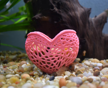 Aquarium Plant Pot Heart Shape