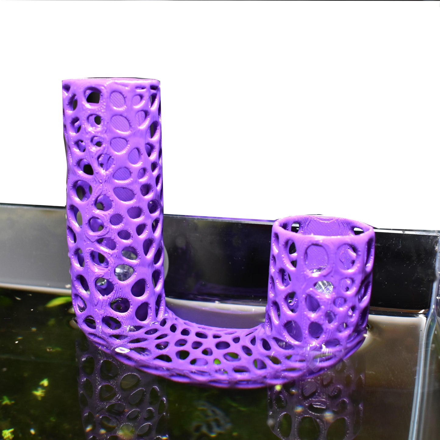 Aquarium Plant Holder. Aquatic Plant Pot For Lucky Bamboo, Pothos. Unique Designed Holder For Aquatic Plants. Promoting Healthy Root Growth.