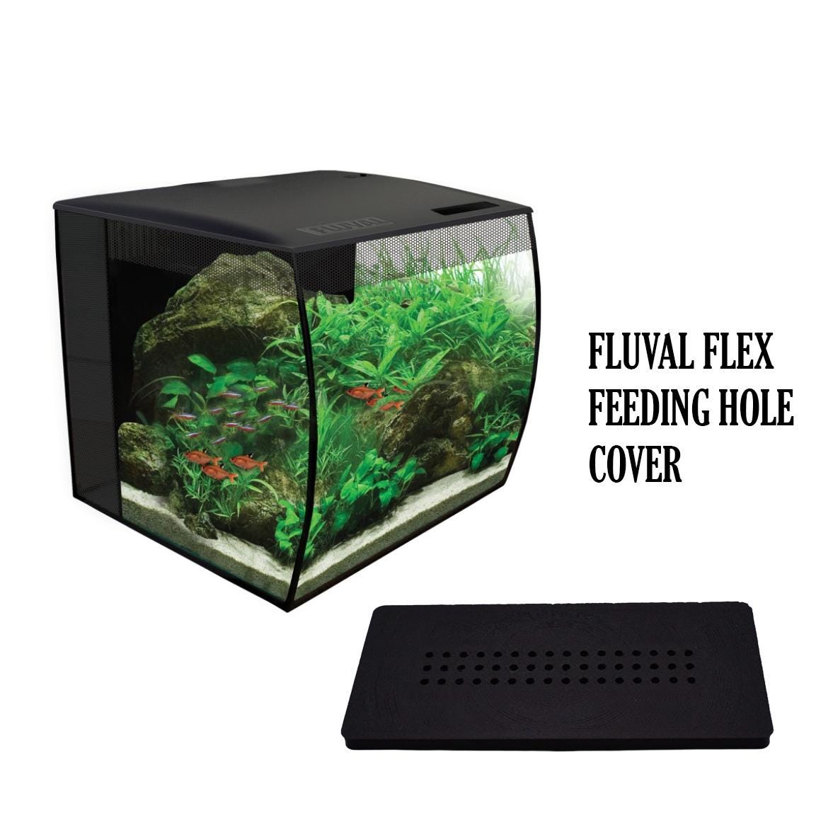 Fluval Flex Feeding Hole Cover
