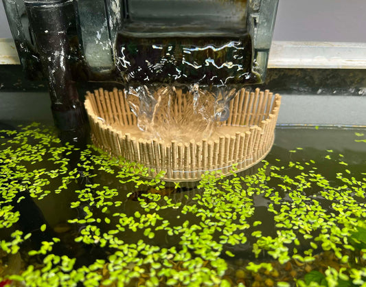 Natural Bamboo Style Aquarium Baffle For HOB System