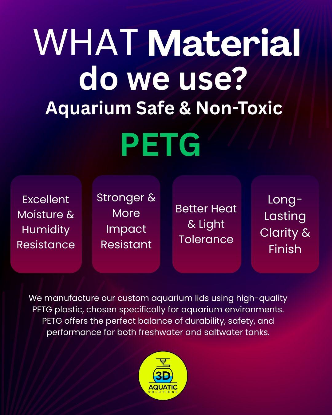 Custom Round Fish Tank Lid – Perfect Inside-Snug Fit Aquarium Cover