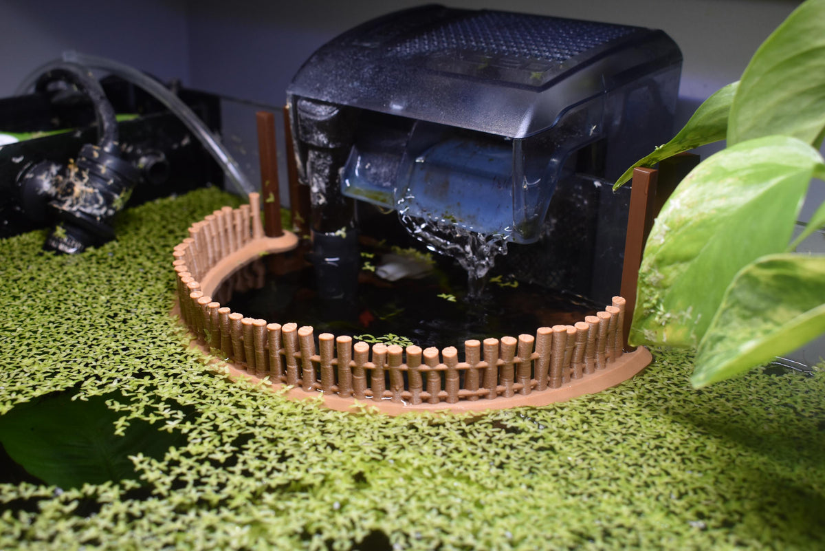 Natural Bamboo Style Floating Plant Corral