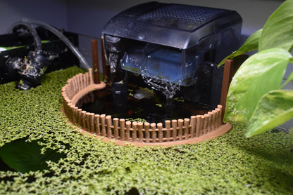 Natural Bamboo Style Floating Plant Corral