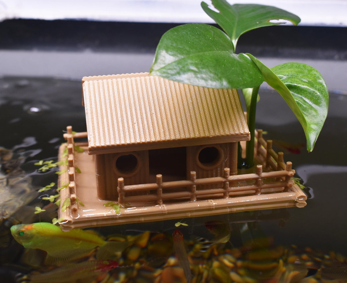 Floating Bamboo House Plant Holder