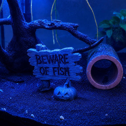 Halloween Custom Fish Sign