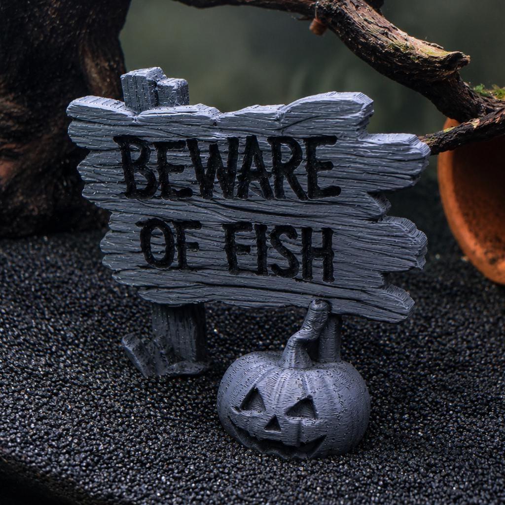Halloween Custom Fish Sign