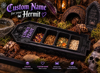 Gothic Hermit Crab Feeding Dish